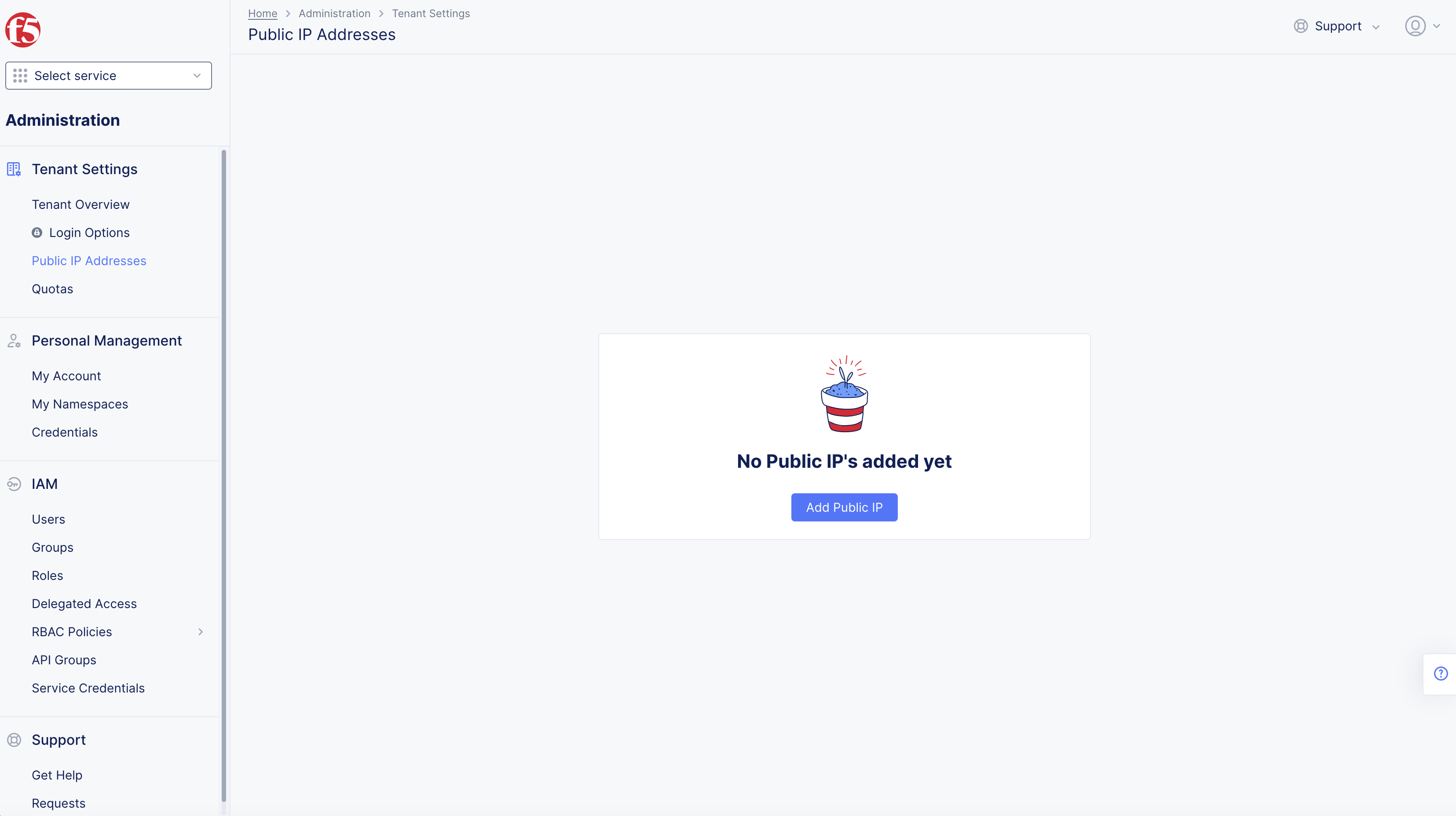 Figure: Add Public IP